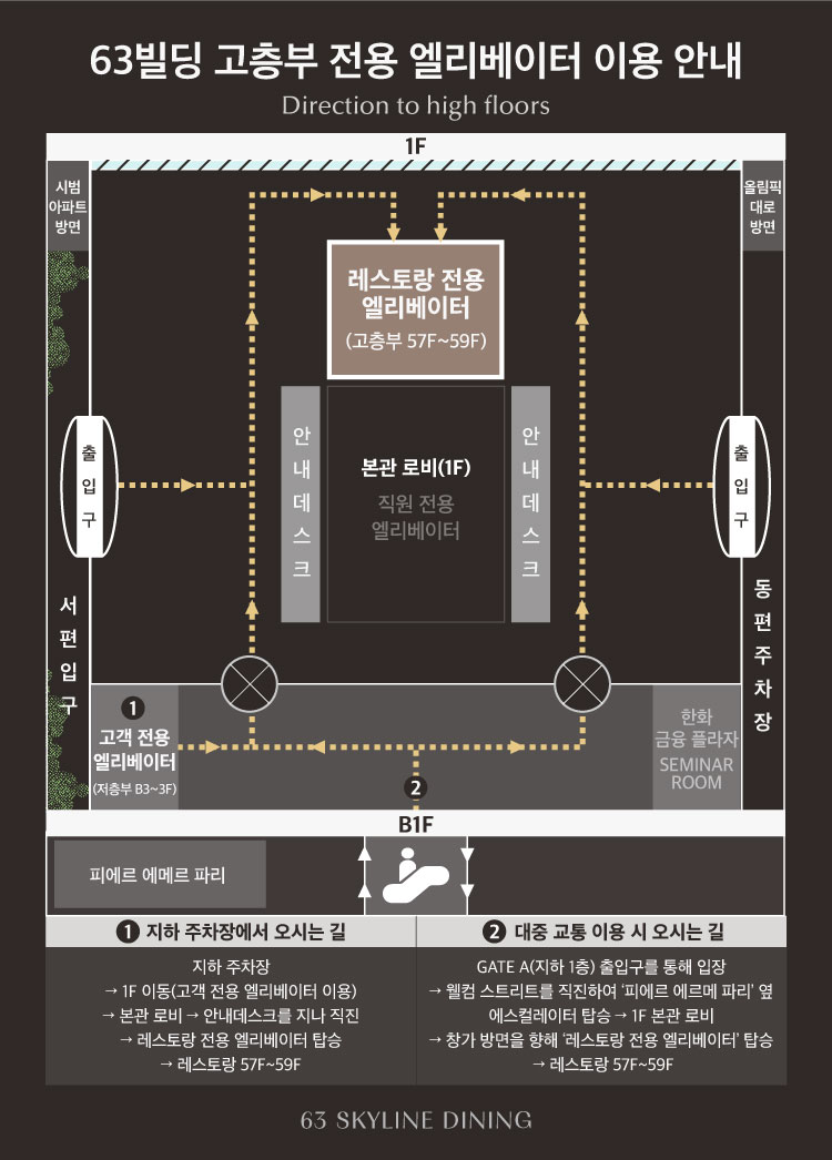고층부 엘리베이터